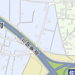 栃木県佐野市田沼町の地図(36.367920454067765 栃木県佐野市田沼町の地図(36.367920454067765