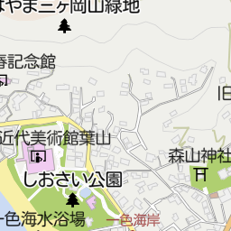 神奈川県三浦郡葉山町一色の地図(35.26458614705554