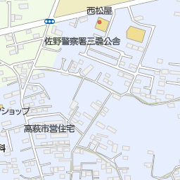 １０９シネマズ 佐野 佐野市 映画館 の地図 地図マピオン