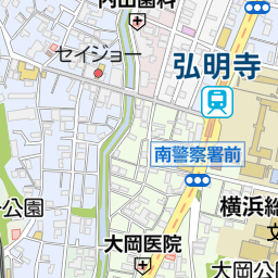 京浜急行電鉄株式会社 弘明寺駅(横浜市南区/鉄道業)の地図 京浜急行電鉄株式会社 弘明寺駅(横浜市南区/鉄道業)の地図