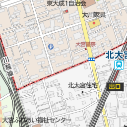 大原こども専門学校 さいたま市大宮区 専門学校 他学校 の地図 地図マピオン