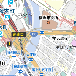 横浜スタジアム ハマスタ 横浜市中区 野球場 の地図 地図マピオン