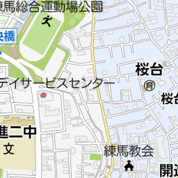 練馬駅（練馬区/駅）の地図｜地図マピオン