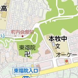 三渓園（横浜市中区/花の名所）の地図｜地図マピオン