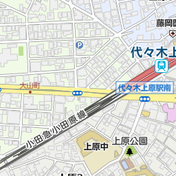 代々木上原駅 渋谷区 駅 の地図 地図マピオン