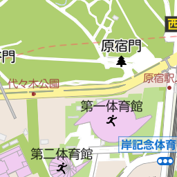 原宿駅 渋谷区 駅 の地図 地図マピオン