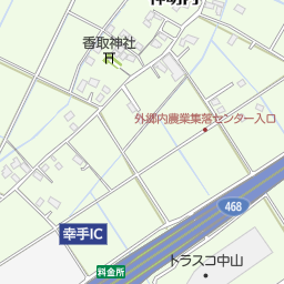 幸手ｉｃ 幸手市 高速道路ic インターチェンジ の地図 地図マピオン