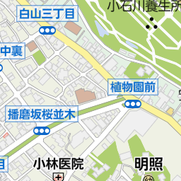 東京都文京区小石川5丁目10の地図(35.71606283,139.74033334