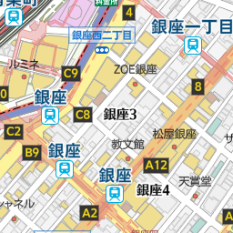 銀座駅 中央区 駅 の地図 地図マピオン