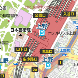 上野駅 台東区 駅 の地図 地図マピオン