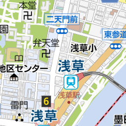 浅草寺（台東区/神社・寺院・仏閣）の地図｜地図マピオン