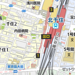 花太郎北千住駅前店 足立区 漫画喫茶 インターネットカフェ の地図 地図マピオン