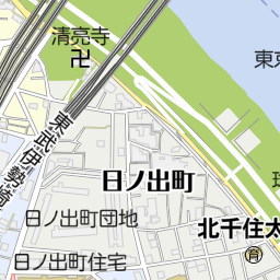 ma13【地図】東京東部 昭和7年（足立 葛飾区周辺 京成白鬚線