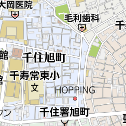 北千住駅（足立区/駅）の地図｜地図マピオン
