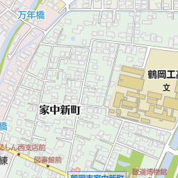 鶴岡市民プール 鶴岡市 プール の地図 地図マピオン