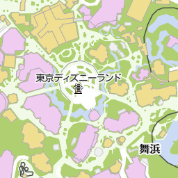東京ディズニーランド ｔｄｌ 浦安市 遊園地 テーマパーク の地図 地図マピオン