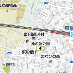 東京国税局東船橋宿舎 船橋市 寮 社宅 の地図 地図マピオン