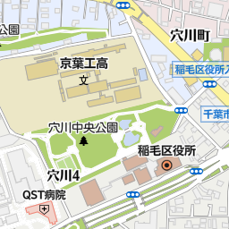穴川中央公園 千葉市稲毛区 公園 緑地 の地図 地図マピオン 穴川中央公園 千葉市稲毛区 公園 緑地 の地図 地図マピオン