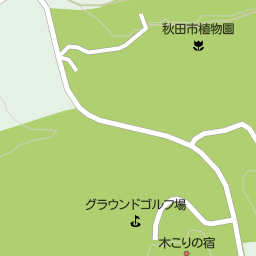 秋田市植物園 秋田市 植物園 の地図 地図マピオン