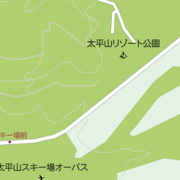 太平山スキー場オーパス 秋田市 スキー場 ゲレンデ の地図 地図マピオン