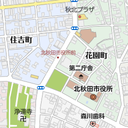 メンズサロン相馬 北秋田市 美容院 美容室 床屋 の地図 地図マピオン