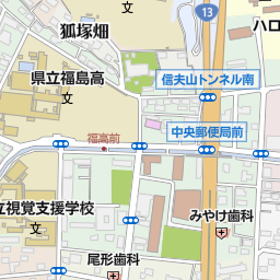 イオンシネマ福島 福島市 映画館 の地図 地図マピオン