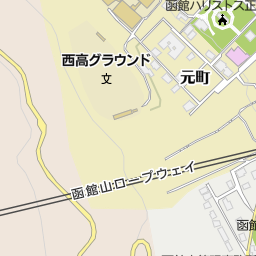 函館山 展望台 函館市 展望台 ビューポイント の地図 地図マピオン