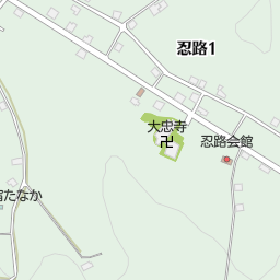忍路環状列石 小樽市 史跡 名勝 の地図 地図マピオン