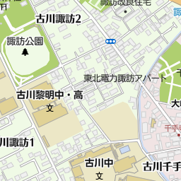 シネマ リオーネ古川 大崎市 映画館 の地図 地図マピオン