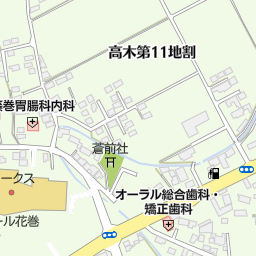 銀河モール花巻 花巻市 アウトレット ショッピングモール の地図 地図マピオン