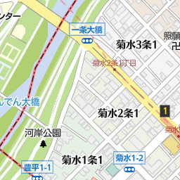 一条大橋 札幌市中央区 橋 トンネル の地図 地図マピオン 一条大橋 札幌市中央区 橋 トンネル の地図 地図マピオン