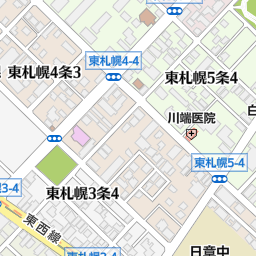 地下鉄白石駅 札幌市白石区 バス停 の地図 地図マピオン