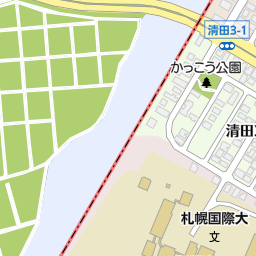 清田団地入口 札幌市清田区 バス停 の地図 地図マピオン