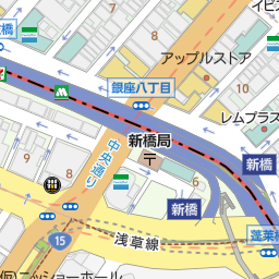 東京都中央区銀座８丁目２１の地図 35 139 地図マピオン