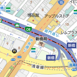 東京都中央区銀座８丁目２１の地図 35 139 地図マピオン